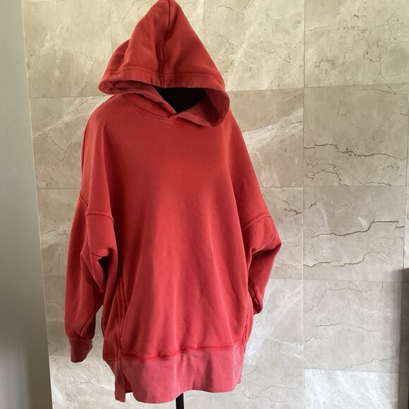 FP Movement Sprint to the Finish Hoodie Large Winterberry | Cozy Boho Oversized - Picture 7 of 13